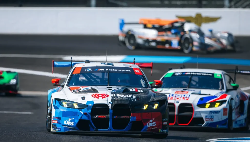 BMW M Hybrid V8 Shows Speed but Misses Podium at IMSA Indianapolis 7
