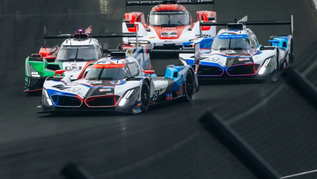BMW M Hybrid V8 Shows Speed but Misses Podium at IMSA Indianapolis 8