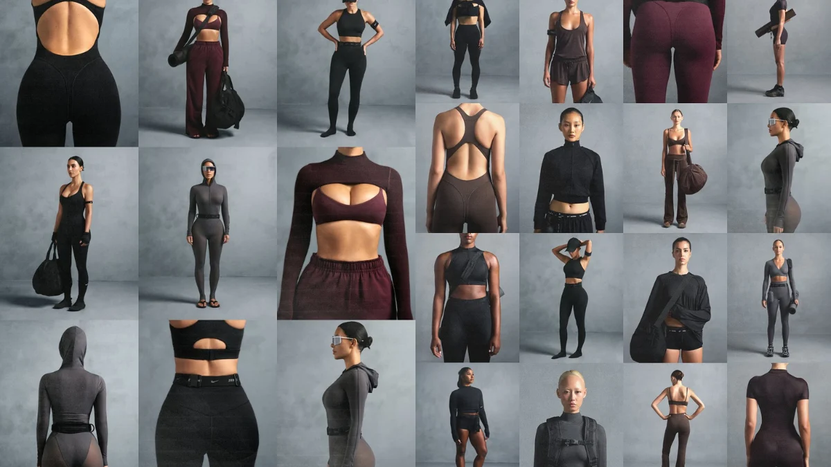 Kim Kardashian NikeSKIMS Unveils First Activewear Collection for Modern Female Athletes