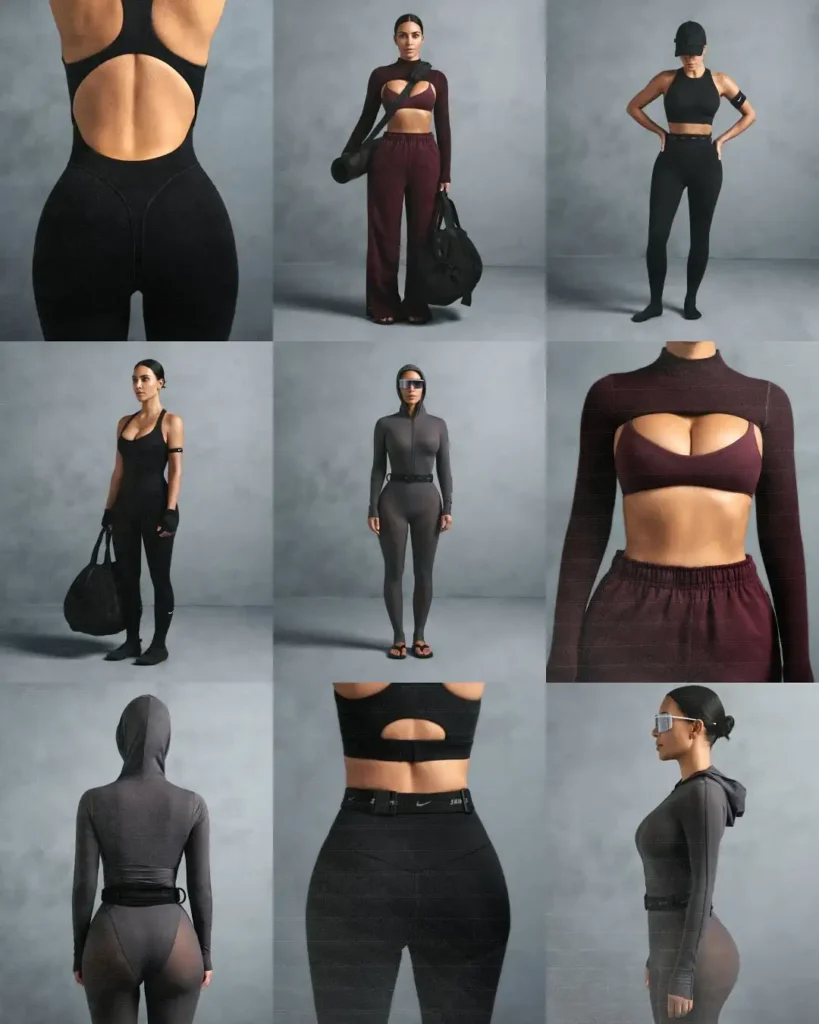 Kim Kardashian NikeSKIMS Unveils First Activewear Collection for Modern Female Athletes 2