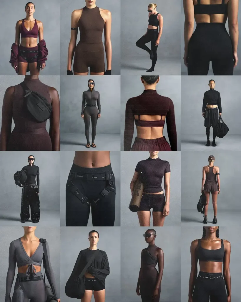 Kim Kardashian NikeSKIMS Unveils First Activewear Collection for Modern Female Athletes 5